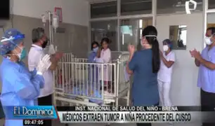INSN-Breña: extraen con éxito tumor a niña de tres años