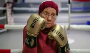 Conoce a la anciana boxeadora que practica deporte para frenar el avance del Parkinson