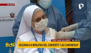 Seis monjas del convento ‘Las Canonesas’ son vacunadas: una de ellas tiene 103 años