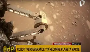 Perseverance realizó su primer recorrido en suelo de Marte en busca de vida