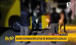 México: hallan dos buses con 210 migrantes indocumentados