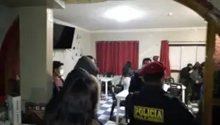 Huancayo: intervienen bar donde habían 30 personas y hasta un niño de 3 años