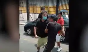 San Miguel: alrededor de cinco personas protagonizaron pelea en la pista
