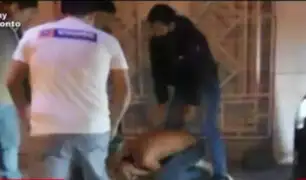 Vecinos de Huanta capturan y golpean a ladrones que huían en mototaxi