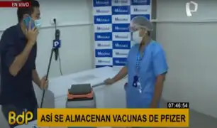 Real Felipe: Así se almacenan las vacunas de Pfizer contra el covid-19