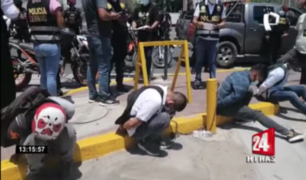 PNP capturó a sujetos que habrían intentado asaltar a cambistas en San Isidro