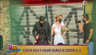 Evelyn Vela se casó y Melissa Klug brilló por su ausencia en la boda