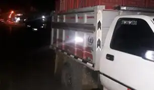 Huancayo: terrible muerte encontró sujeto al caer de la tolva de una camioneta en movimiento