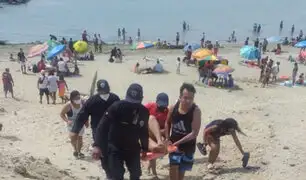 Piura: al menos 15 heridos por presunto ataque de rayas en playa La Peñitas