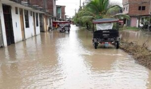 Cultivos dañados y casas inundadas dejó torrencial lluvia en Yurimaguas