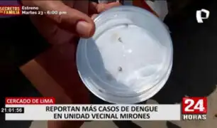 Dengue: reportan 14 casos sospechosos en Centro de Salud de Mirones