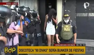 Discoteca “80 Divas”: Policía retira a más de 20 personas atrincheradas en local