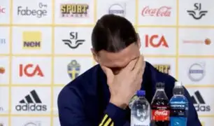 Zlatan Ibrahimovic lloró de emoción en su retorno a la Selección de Suecia