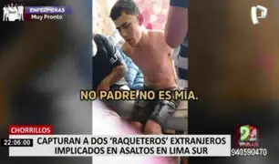 Capturan a extranjeros que amedrentaban con arma a sus víctimas en Lima Sur