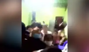 Piura: lanzan botellas a serenos durante intervención en 'fiesta COVID'