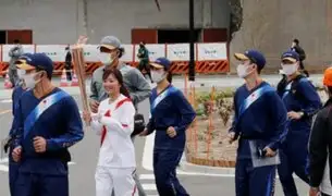 Antorcha de juegos olímpicos arrancó con relevo burbuja en Fukushima