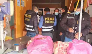 Decomisan más de 130 kilos de carne no apta para consumo humano en Huancavelica