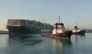 Tras una semana de intenso trabajo reflotan carguero “Ever Given” y desbloquean  el Canal de Suez