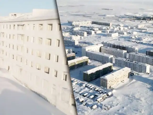 Rusia: temporal congela ciudad fantasma de Vorkutá