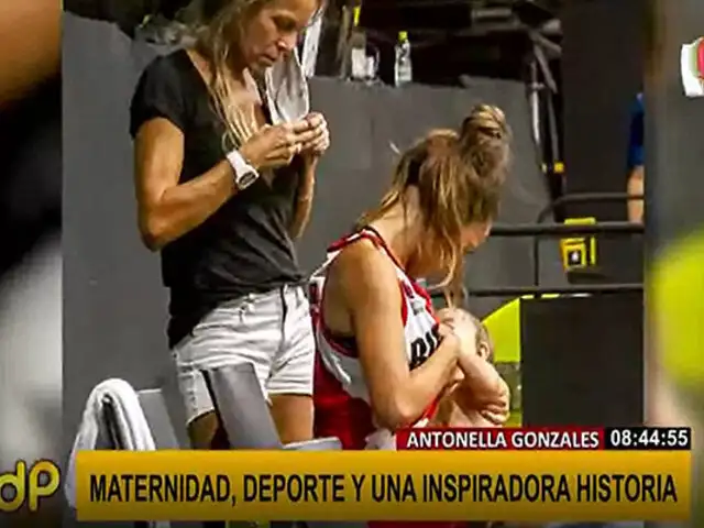 Basquetbolista se vuelve viral por amamantar a su bebé durante intermedio de un partido