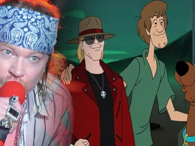 Axl Rose de Guns N’ Roses se une a Scooby-Doo