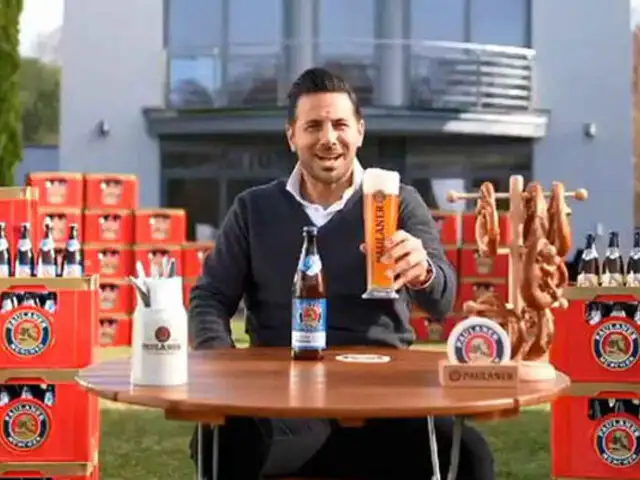 VIDEO: Claudio Pizarro es modelo en publicidad del nuevo auspiciador del Bayern Múnich