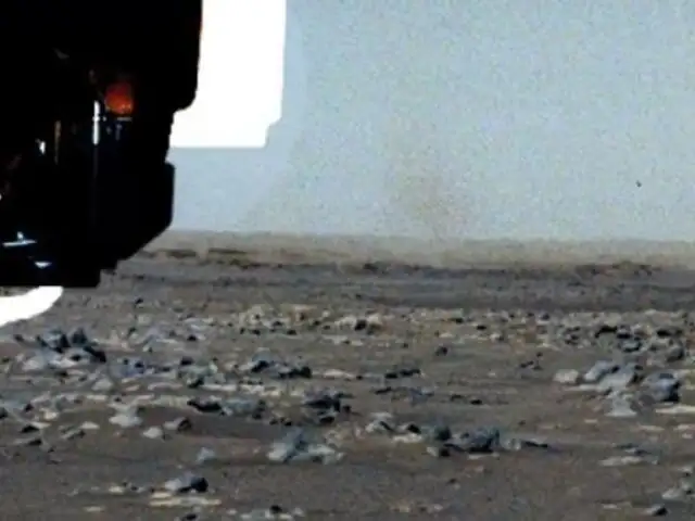 "Vi un diablo de polvo", informa rover Perseverance en Marte