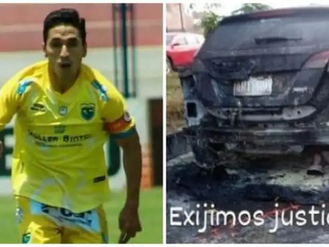 Incendian vehículo de Josimar Vargas, jugador de Carlos Stein