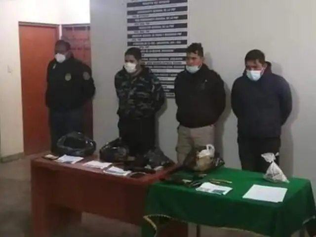 Ica: capturan a policías que transportaban 30 paquetes de droga por la Vía Los Libertadores