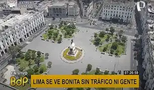 Lima sin gente: vea las calles históricas de la capital durante la inmovilización obligatoria