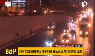 Panamericana Sur: Pico y Placa y uso de carril izquierdo para camiones se suspenden hoy