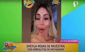 Las Picantitas del Espectáculo: Sheyla Rojas causa risas con su "cambio" de apariencia
