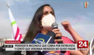 Periodista quiso cobrar a Verónika Mendoza por una entrevista en Yurimaguas