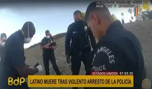 EEUU: violenta detención policial causa muerte de un latino