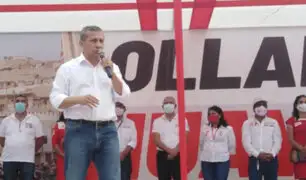 Ollanta Humala cerró su campaña en Huaycán: "Ningún partido nos ha podido representar"