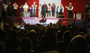 Hernando de Soto: cierre de campaña en Arequipa causa aglomeración de personas