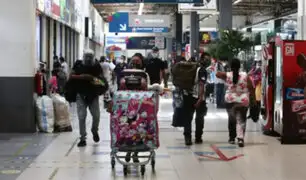 Terminal Plaza Norte: personas viajan a regiones a pocos días de elecciones generales