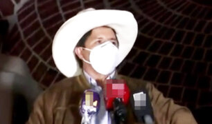 Pedro Castillo: "Hoy al Pueblo peruano se le acaba de quitar la venda de los ojos"