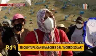 Invasores de Morro Solar solicitan apoyo: "Queremos paz, pedimos un terreno donde vivir"
