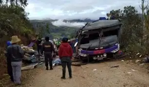 Tragedia en Áncash: más de 20 muertos tras volcadura de bus en Pomabamba