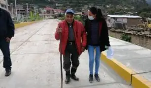 Anciano de 78 años que dormía en las calles fue rescatado en Huancavelica