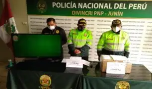 Detienen a hermanas que transportaban 28 kilos de droga en Junín