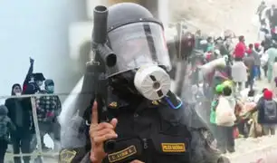 Morro Solar: invasores lanzan piedras contra la Policía para evitar ser desalojados