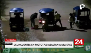 Pucallpa: 'raqueteros' asaltaron a pasajeros de mototaxi
