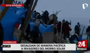 Chorrillos: PNP desalojó de manera pacífica a invasores del Morro Solar
