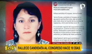 Tercera candidata al Congreso más votada por Perú Libre falleció de COVID-19