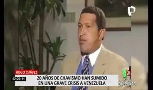 Hugo Chávez: 20 años de chavismo han sumido en una grave crisis a Venezuela