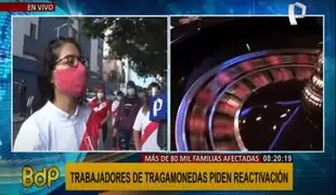 Miraflores: trabajadores de tragamonedas piden reactivación del sector