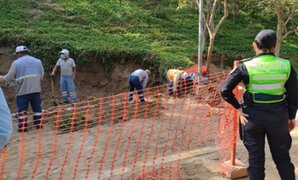 Surco: personal de Ornato halló restos óseos humanos en Loma Amarilla