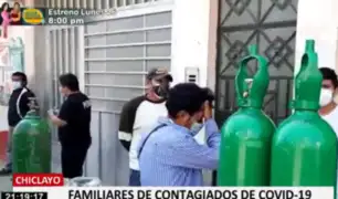 Familias de otras ciudades llegan a Chiclayo en busca de oxígeno